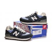 Chaussure New Balance Basse 574 Marine Pour Femme en Soldes